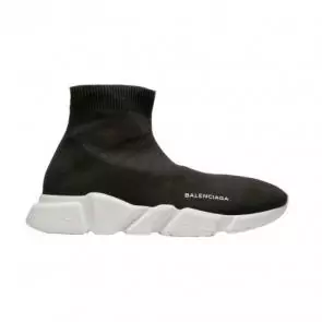 balenciaga trainers knit rhyton vintage femmes mid noir